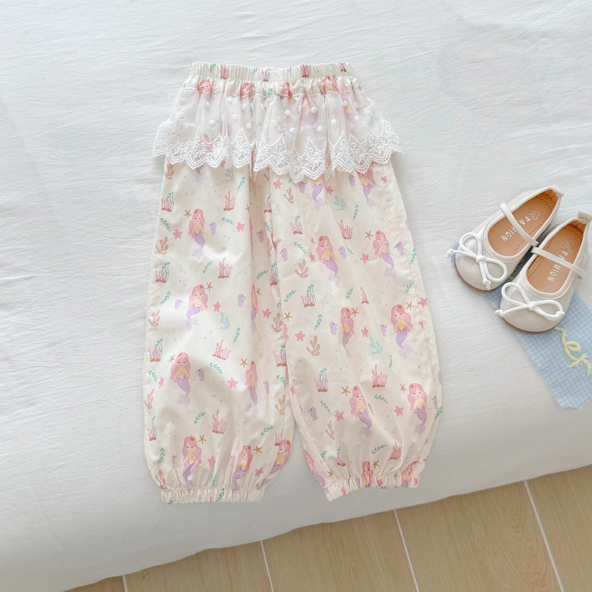 Girls Sweet Mosquito-Proof Bloomers - Breathable Summer Fashion Pants