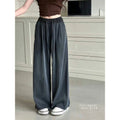 The Silk-Mist Straight | Girls' Tencel-Cotton Wide-Leg Trousers