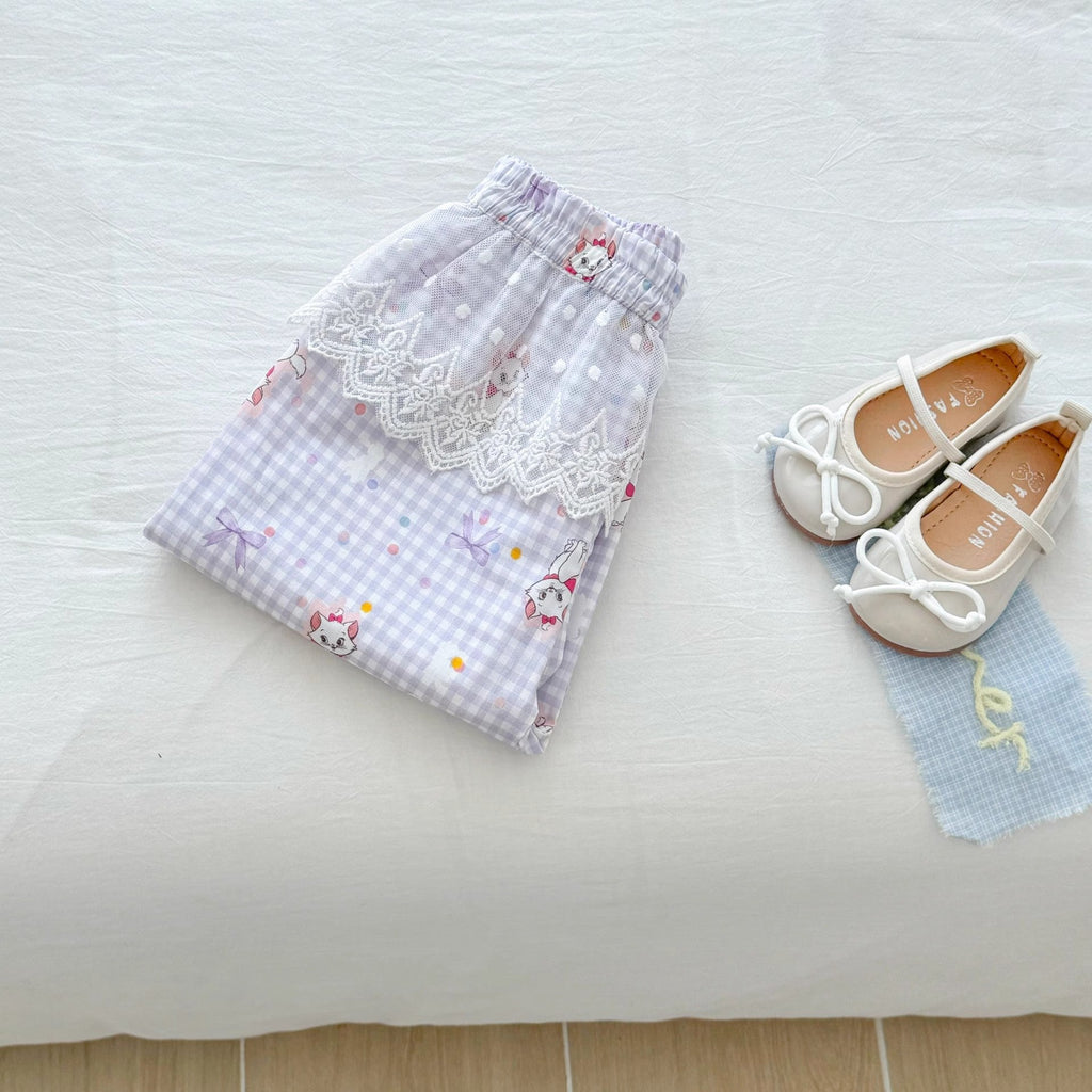 Girls Sweet Mosquito-Proof Bloomers - Breathable Summer Fashion Pants