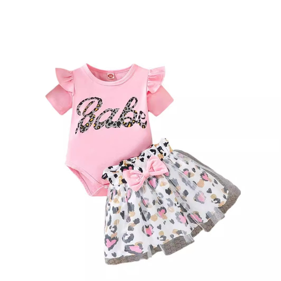 The Love Rhythm | Harmony Babe Heart-Print Two-Piece Set