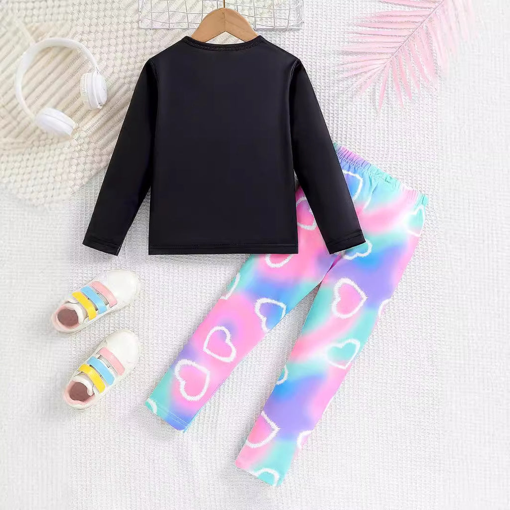 The Prism-Pulse | Girls’ 2026 Heat Transfer Pullover & Jogger Set