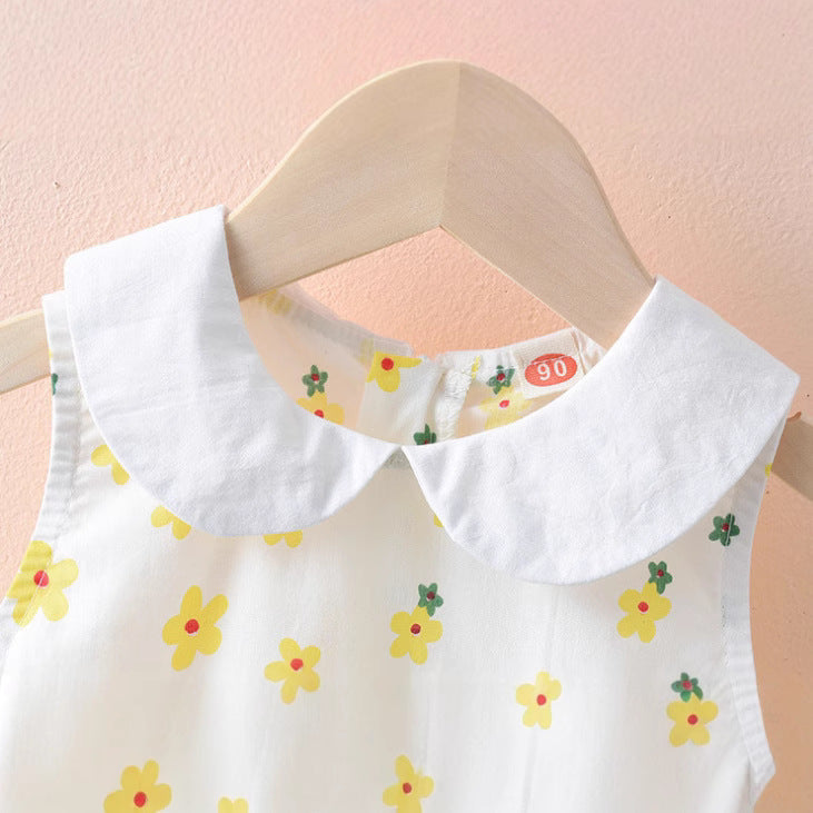 The Meadow Breeze | 2026 Floral Vest Princess Skirt