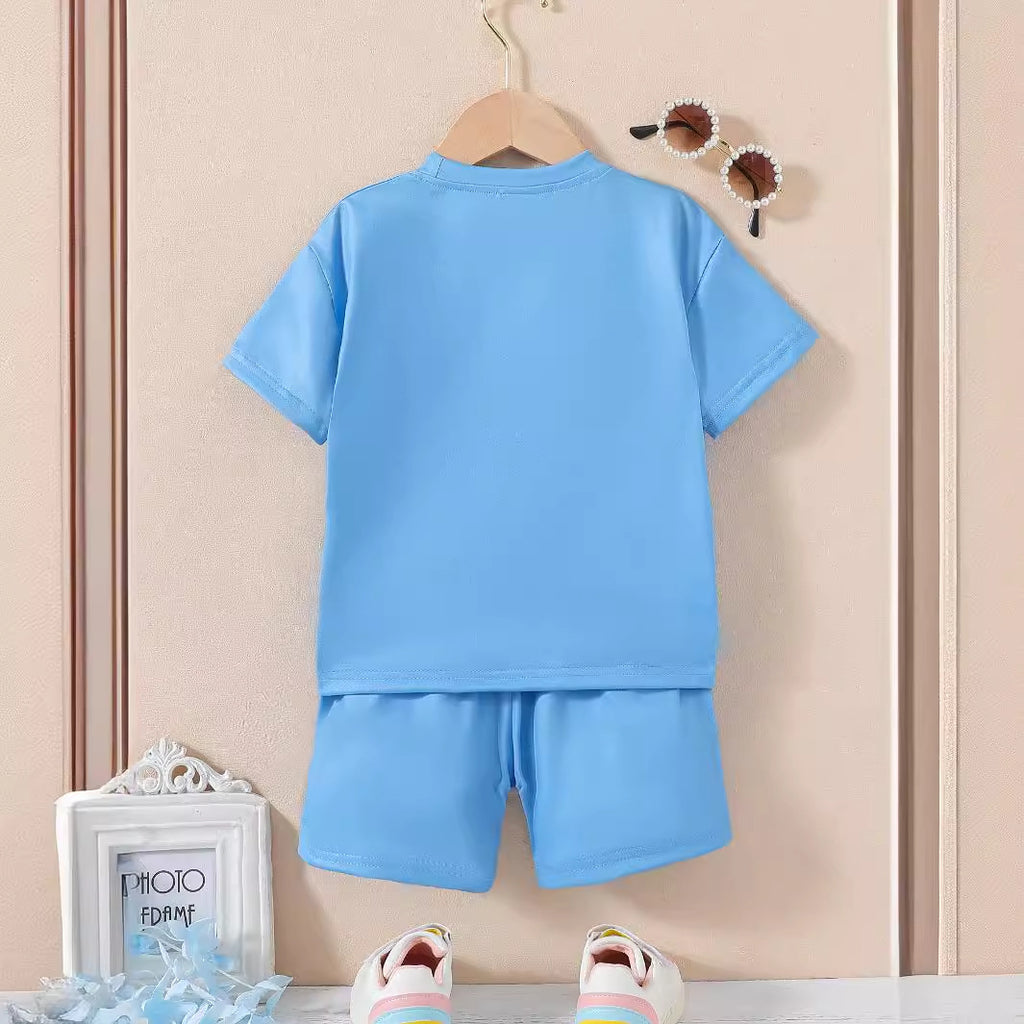 The Chroma-Glide | Girls’ 2026 "Heat-Lock" Graphic Tee & Relaxed Pant Set