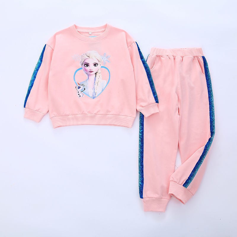 The Glacial Glow | Girls’ 2026 "Super Fairy" Elsa Two-Piece Ensemble