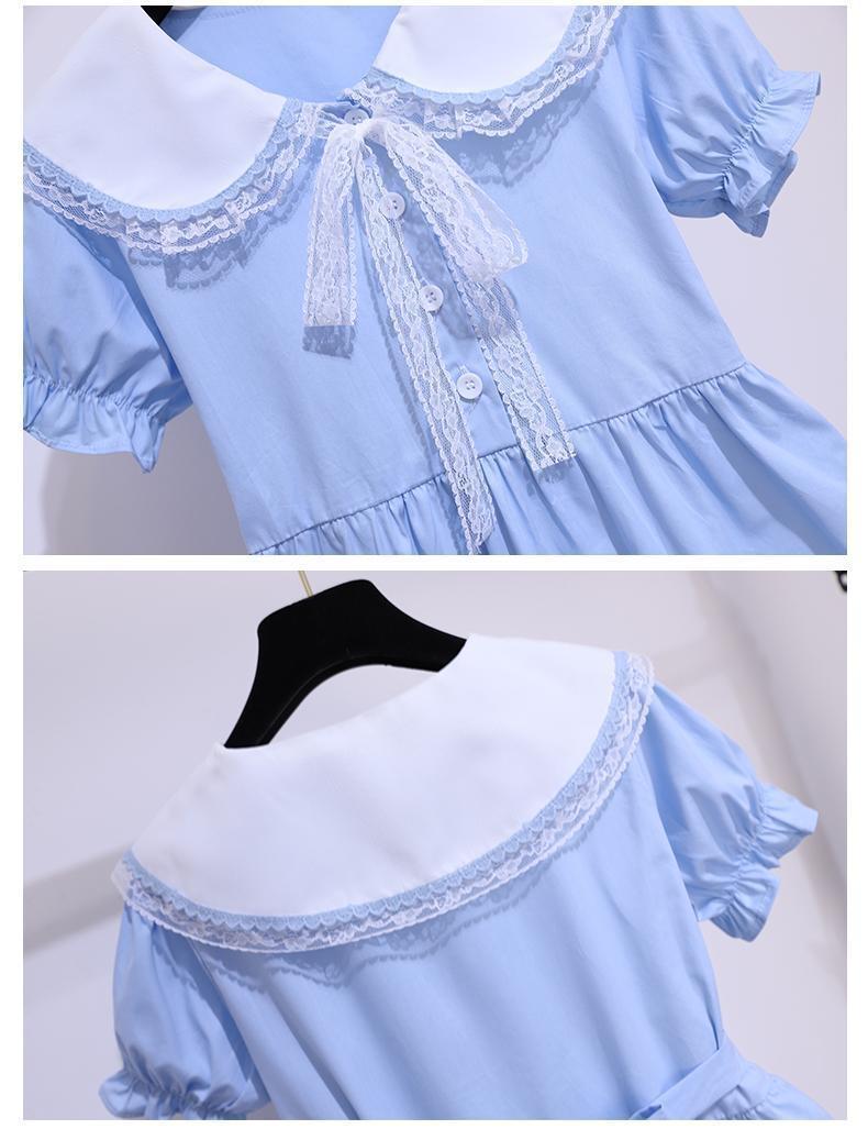 The Petal-Point | 2026 Girls’ "Doll Collar" Mesh Princess Dress