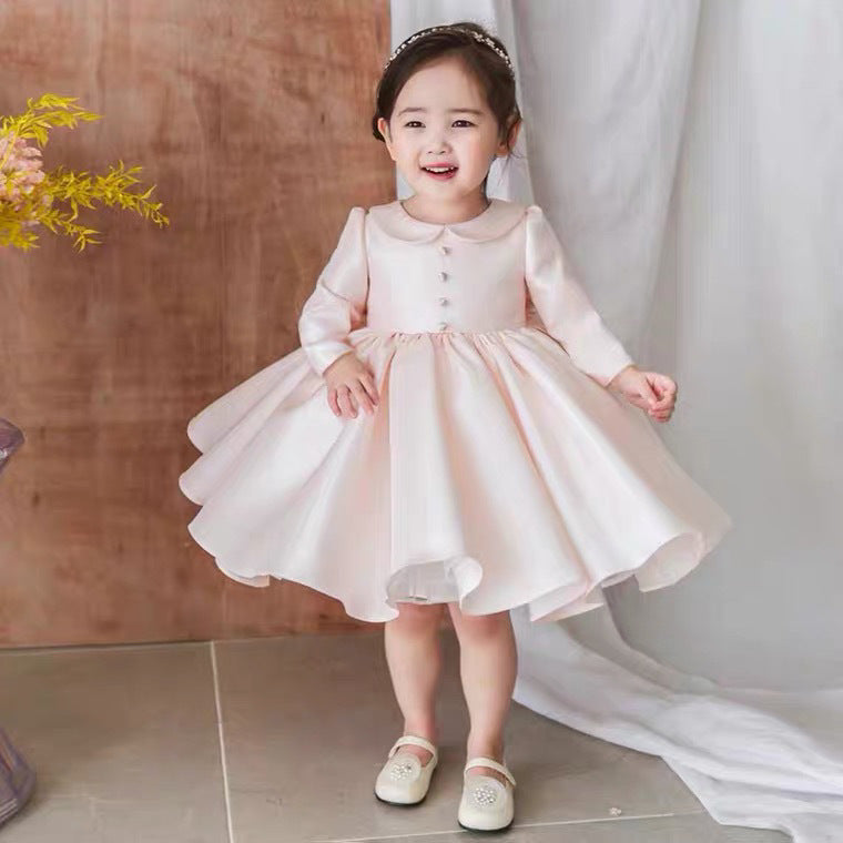 The Starlight Soloist | 2026 Long-Sleeve Fluffy Performance Gown