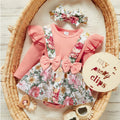 The Minimalist Muse | Baby Ribbed Long-Sleeve Cotton Triangle Romper