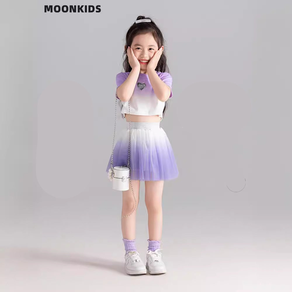 The Petal Dance | Girls' Mesh Tutu Summer Set