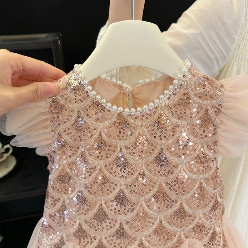 The Zephyr Wing | 2026 Summer Mesh Flying-Sleeve Vest Gown