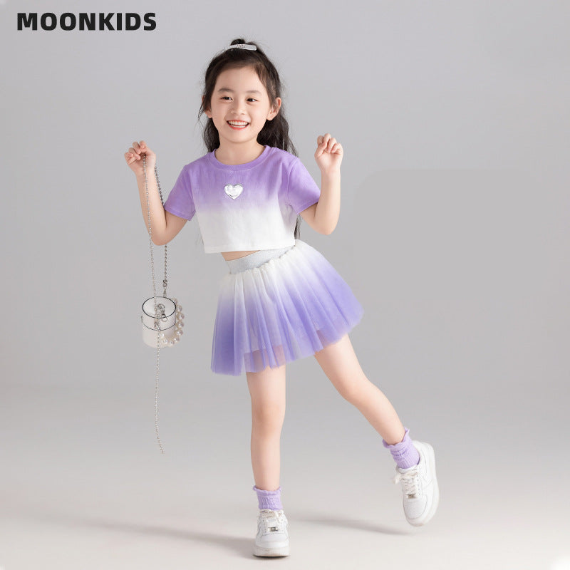 The Petal Dance | Girls' Mesh Tutu Summer Set