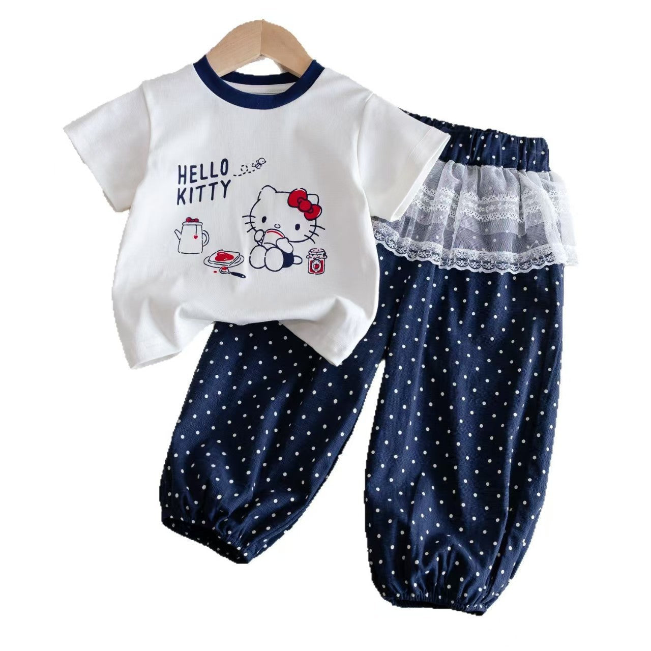 The Polka-Dot Picnic | 2026 Korean-Style Summer Two-Piece Set