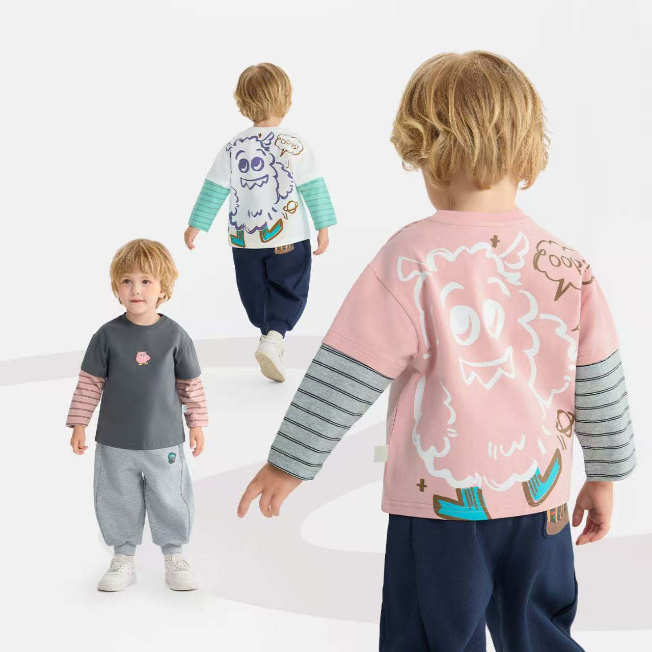 The Playroom Pro | 2026 Fake Two-Piece Long Sleeve Bottoming Shirt