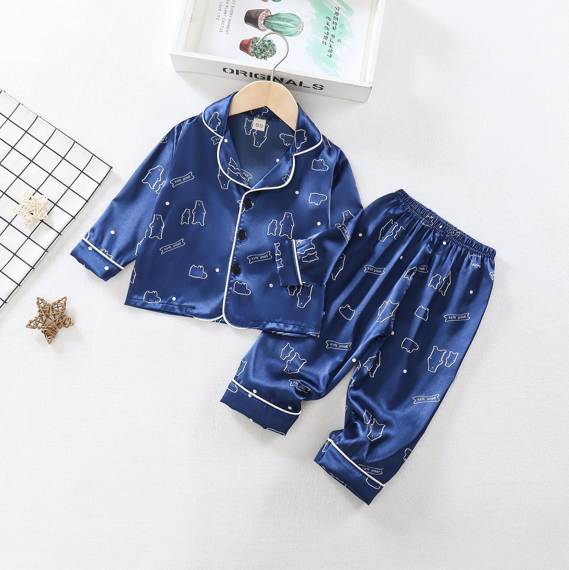 The Arctic Cloud | Kids' Ice Silk Cool-Touch Loungewear Set