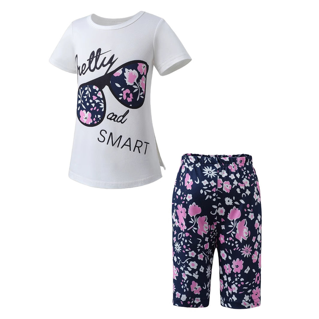 The Chroma-Flow | Girls’ 2026 Heat Transfer Short-Sleeve & Relaxed Pant Set