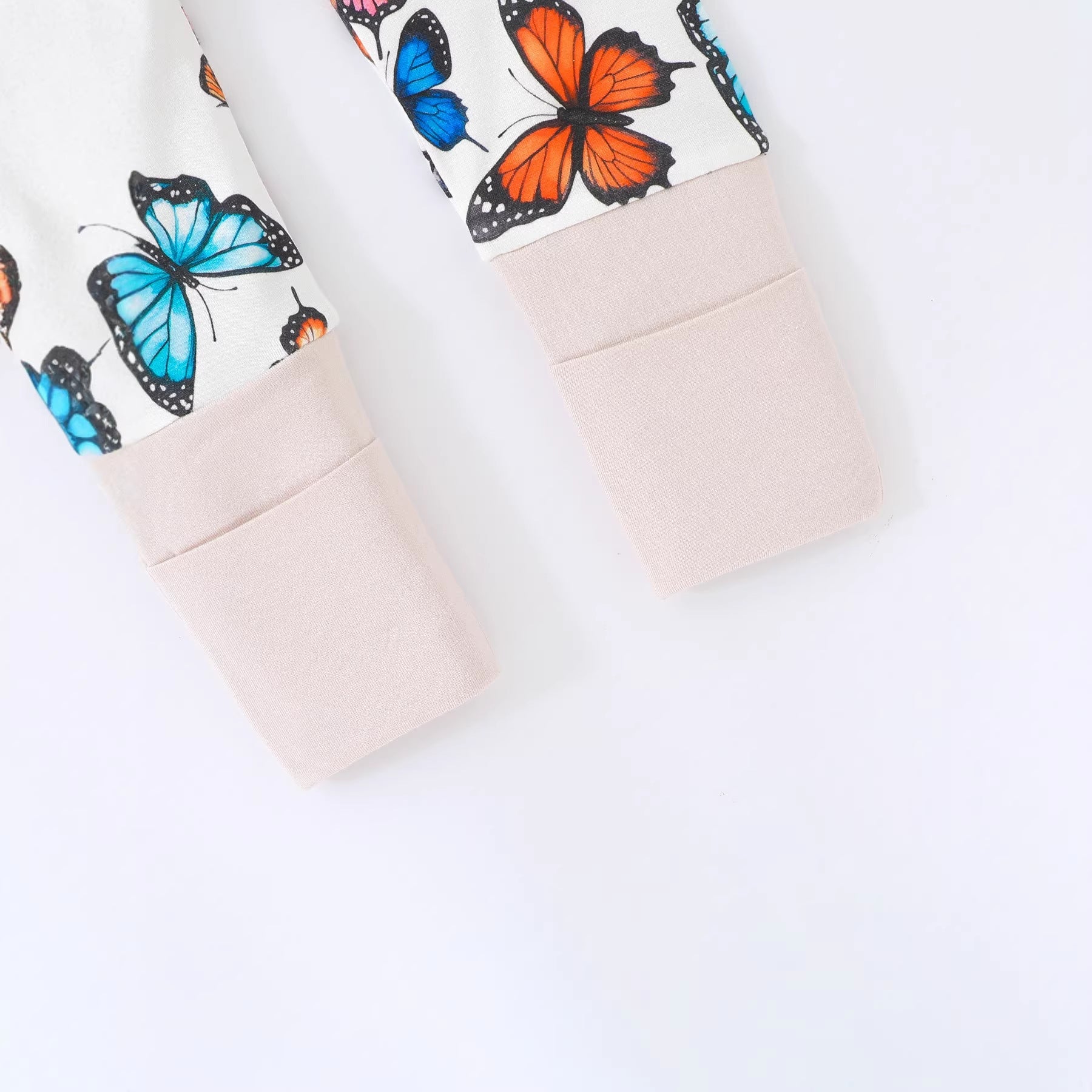 The Painted Wing | Bamboo Fiber Butterfly Zip Onesie