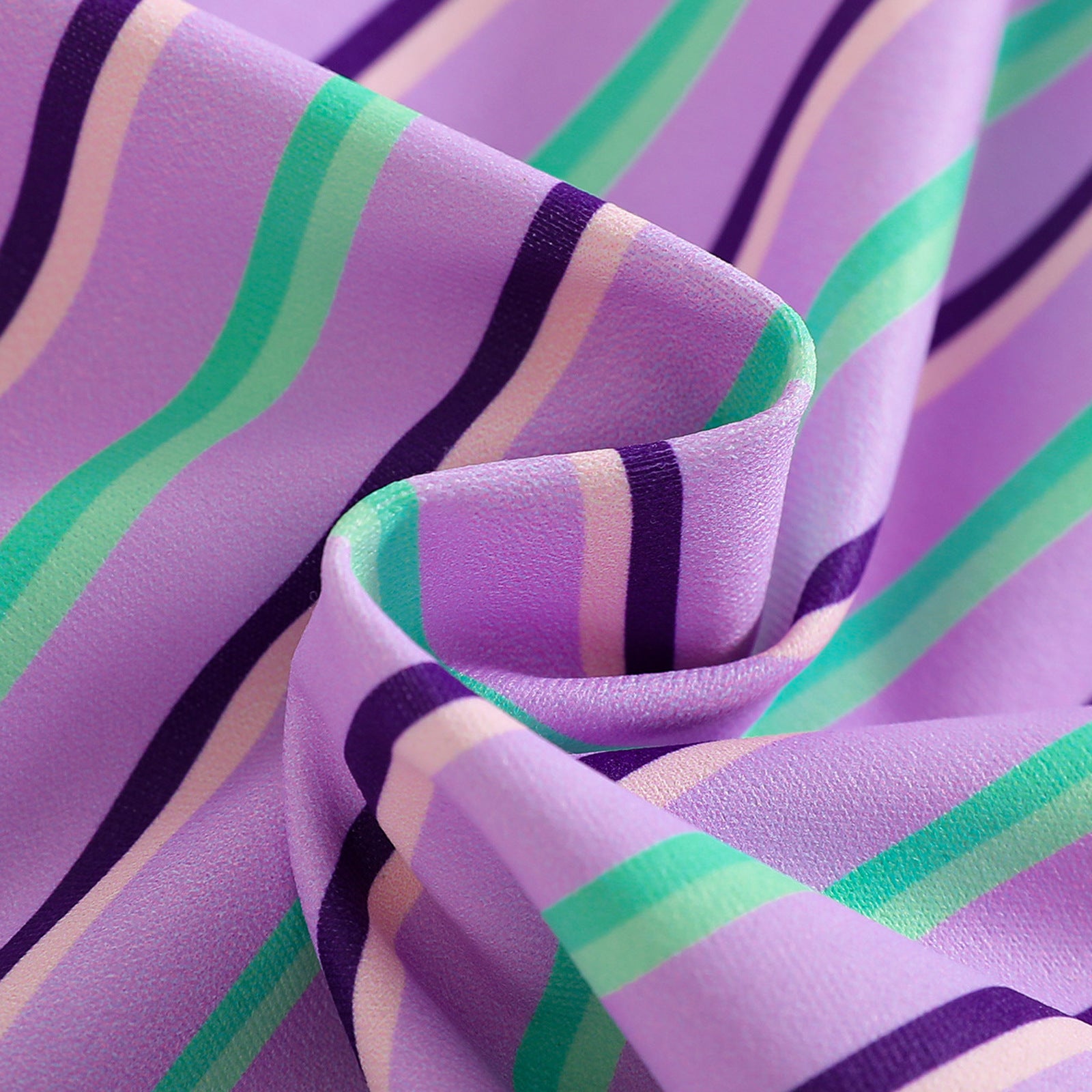 The Nordic Stripe | Girls’ Spring/Autumn Thermal Loungewear Set
