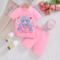 The Whimsy-Street | Girls’ 2026 "Tide" Cartoon Printed Two-Piece Set