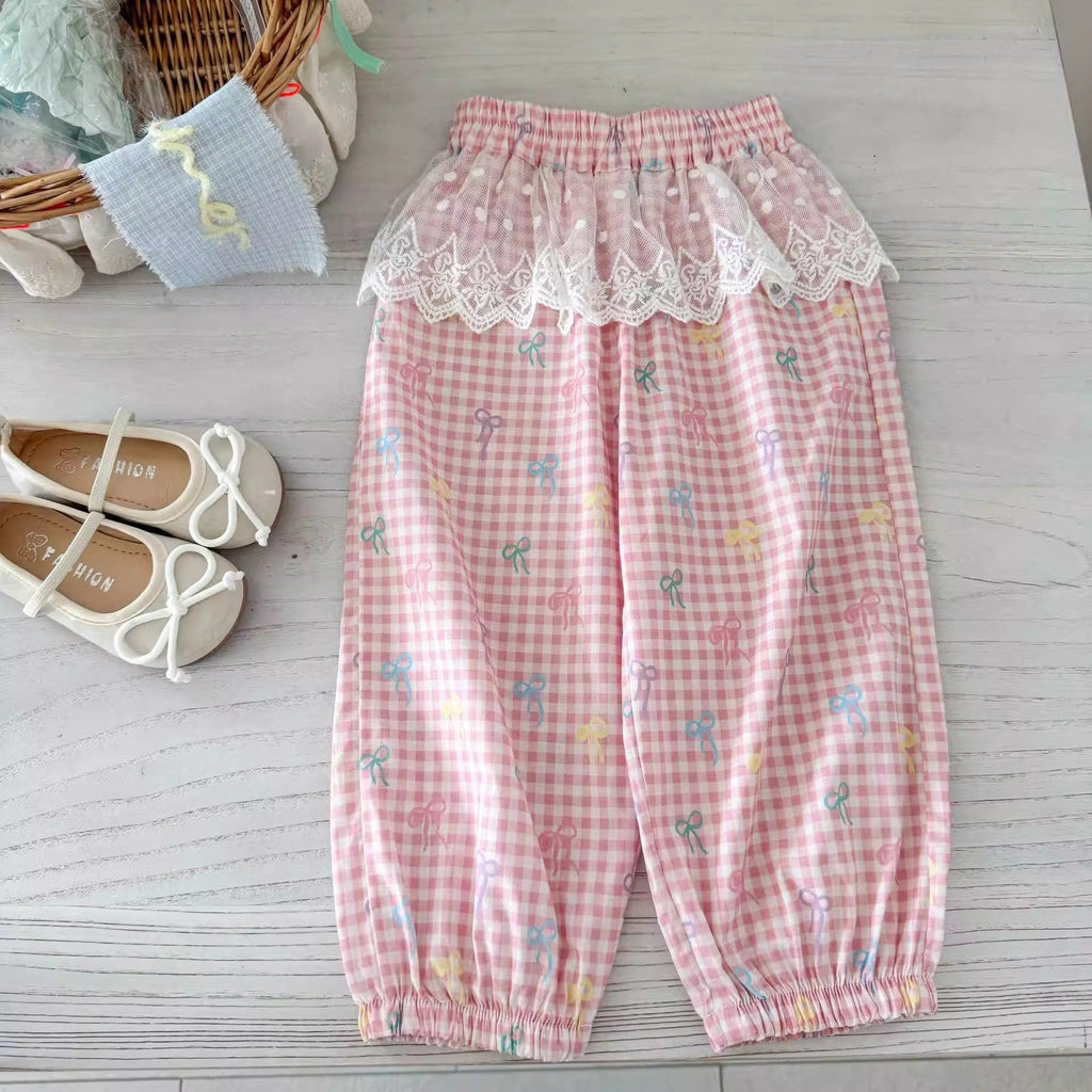Girls Sweet Mosquito-Proof Bloomers - Breathable Summer Fashion Pants
