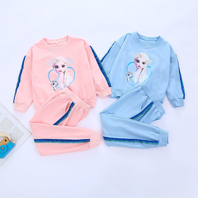 The Glacial Radiance | Girls' Frozen Elsa Two-Piece Set