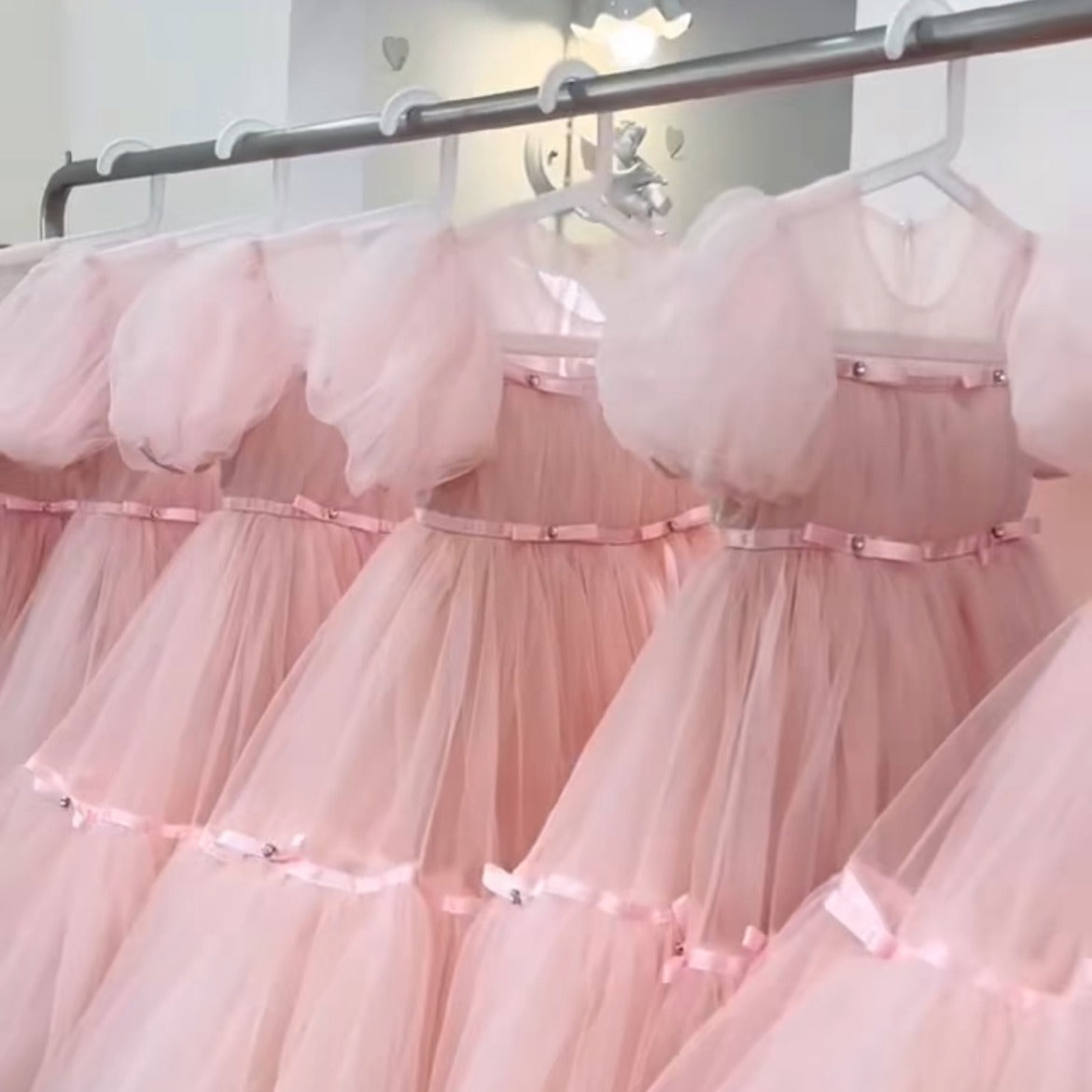 The Blush Ballerina | 2026 Korean Spring/Summer Pink Mesh Gown