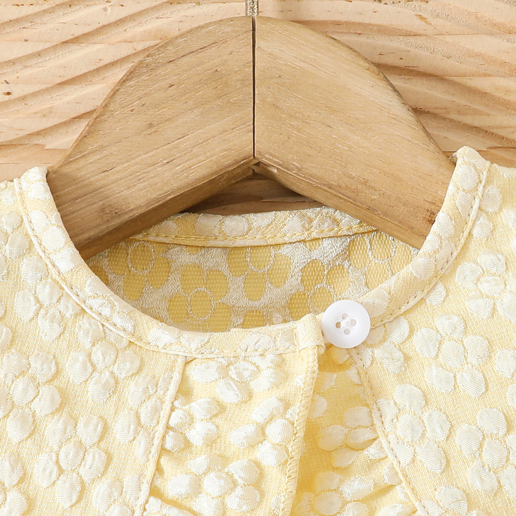 The Citron-Flutter | 2026 Girls’ Butterfly Mesh Princess & Ruffle Jacket Set