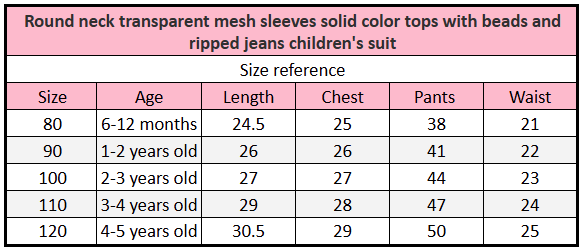 The Glitz & Grit | Girls’ Beaded Mesh Top & Distressed Denim Set